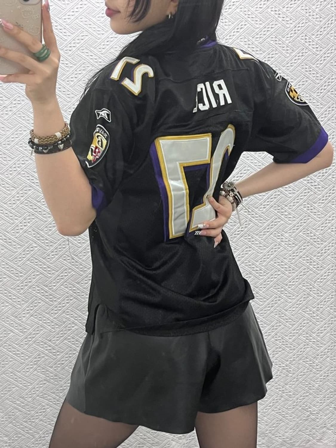 리복 NFL 볼티모어 레이븐스 풋볼 져지 반팔티 95 C11482 상품이미지1