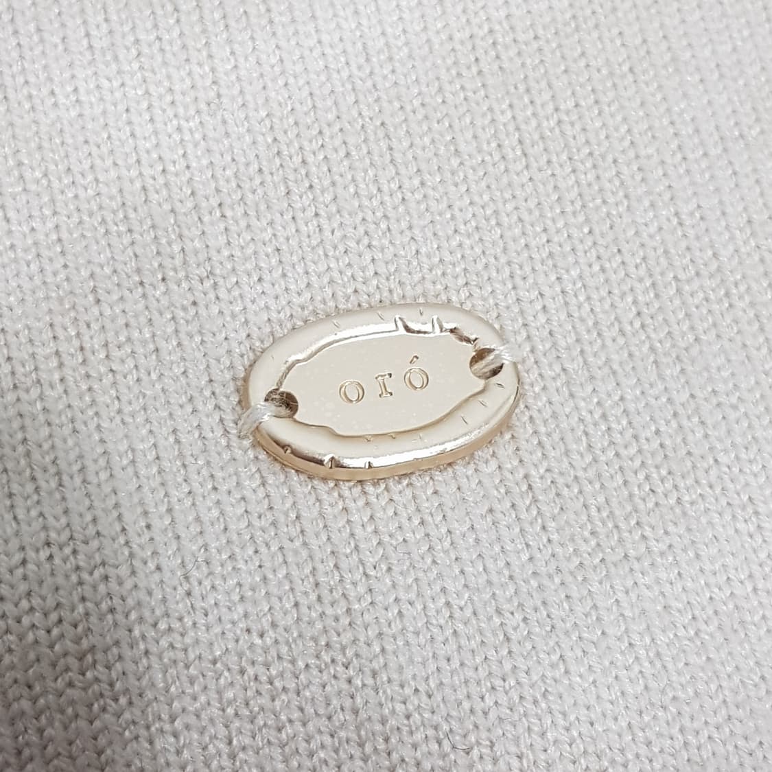 오로 브이넥 가디건 베이지 M 상품이미지8