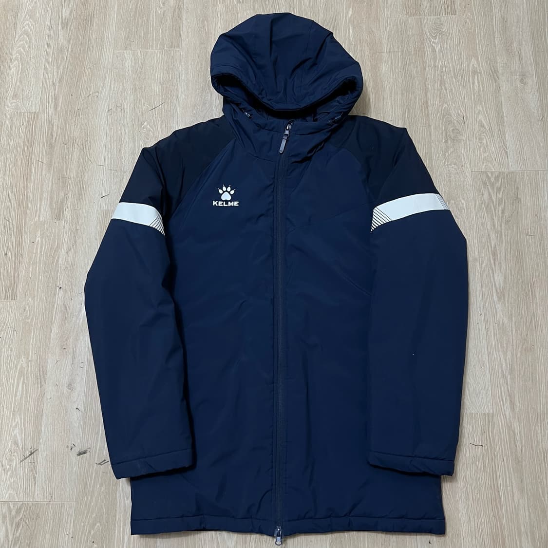 켈미 남성 로고 후드 롱패딩 L/100  상품이미지1