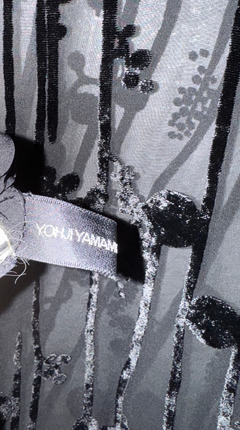 요지야마모토 느와르 시스루 탑 상품이미지4