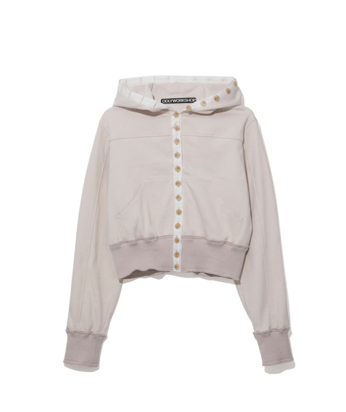 오들리워크샵 Button Up Hoodie Queasy 상품이미지1