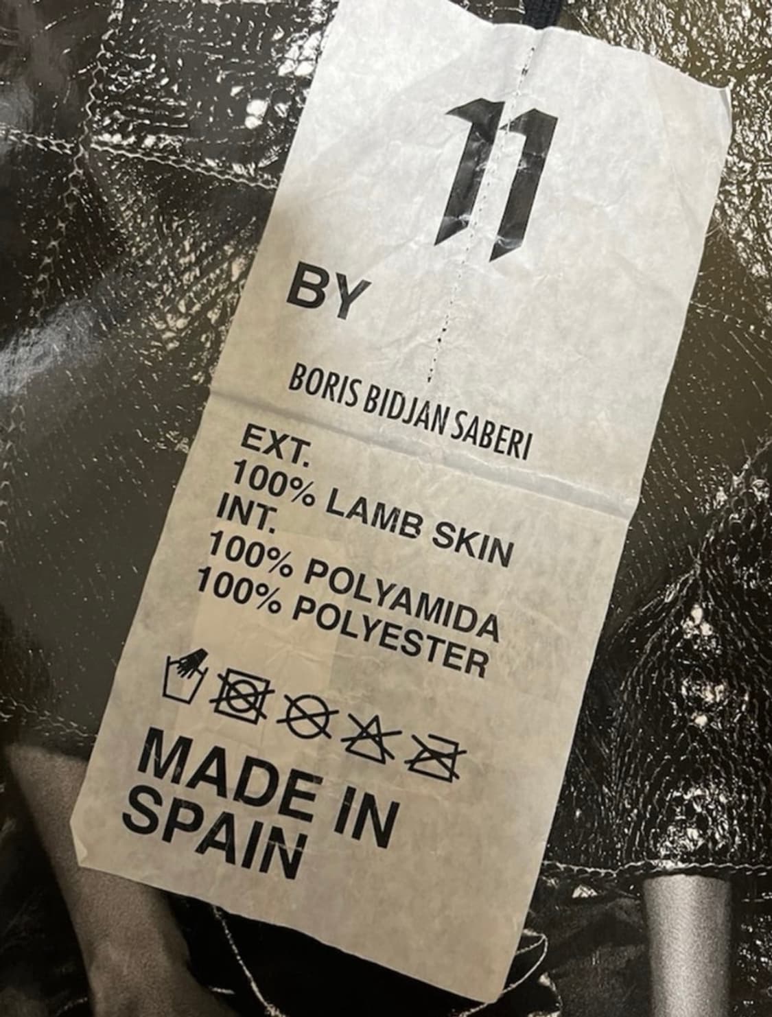 17aw 보리스비잔사베리 램스킨 라이더 자켓M 상품이미지6