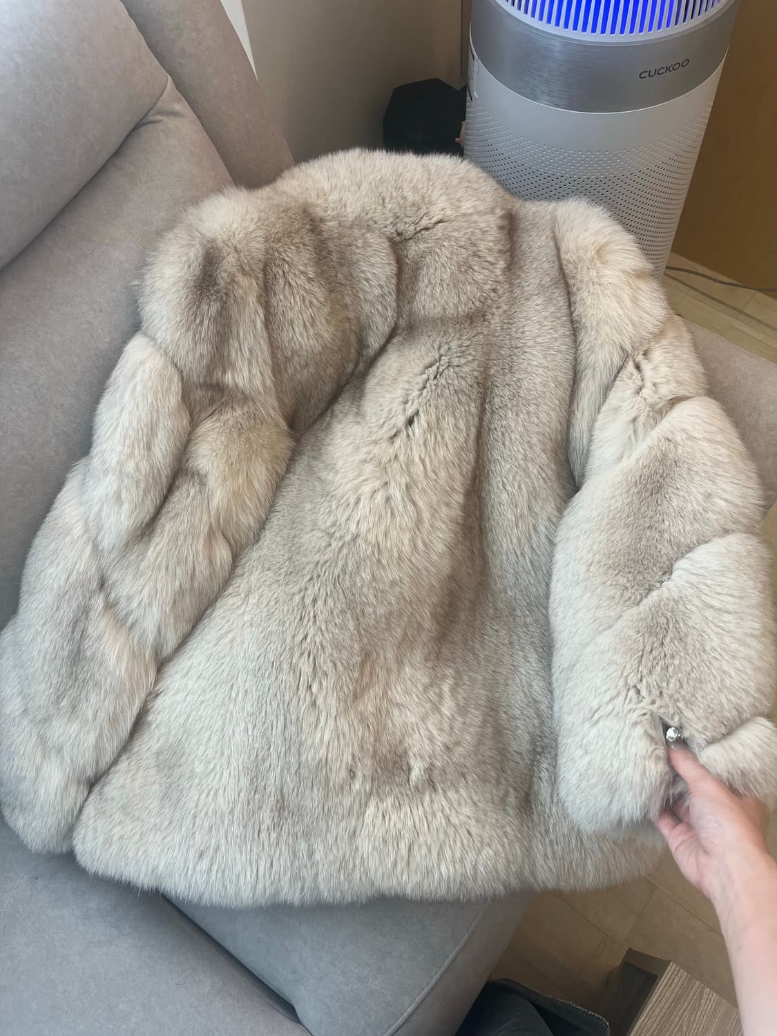 사가폭스 퍼자켓 sagafox 리얼퍼코트 상품이미지3