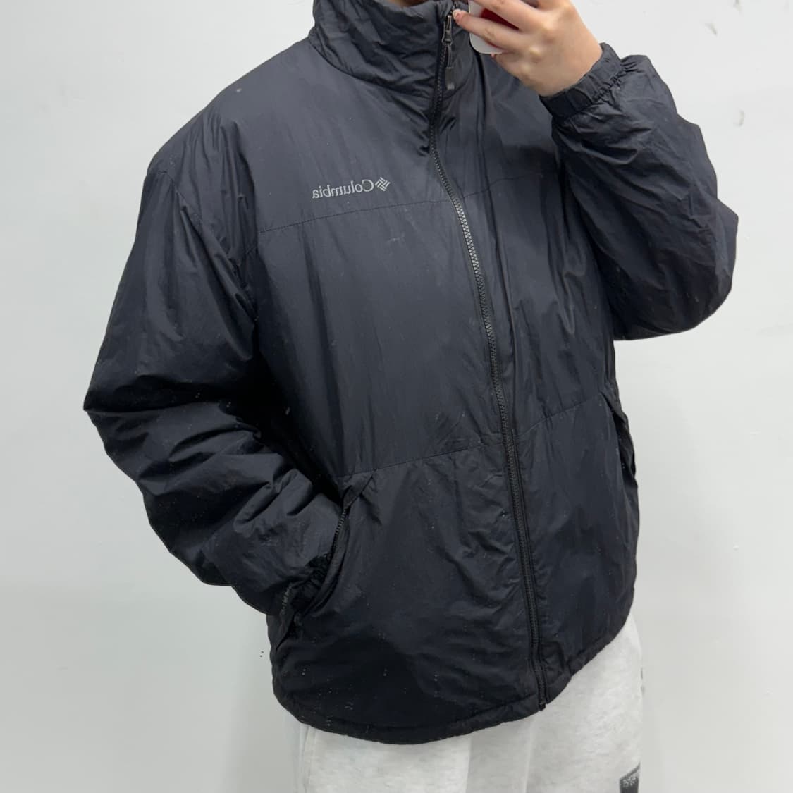 [L] 컬럼비아 옴니히트 블랙 점퍼 상품이미지2