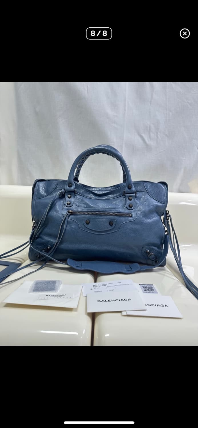 발렌시아가 시티 모터백 미디 상품이미지9