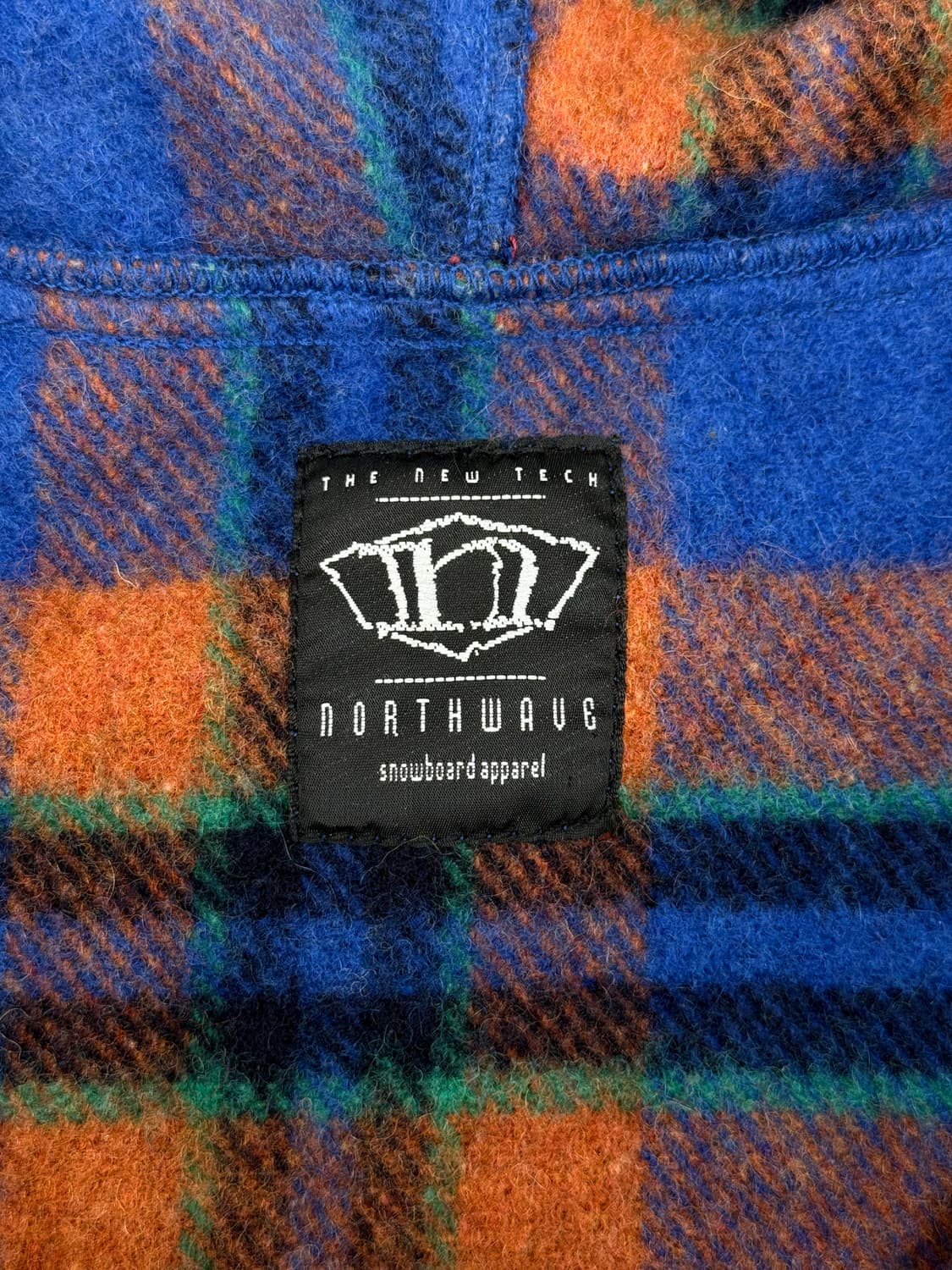 노스웨이브 90‘s 라나 울 체크 후드 자켓 상품이미지6