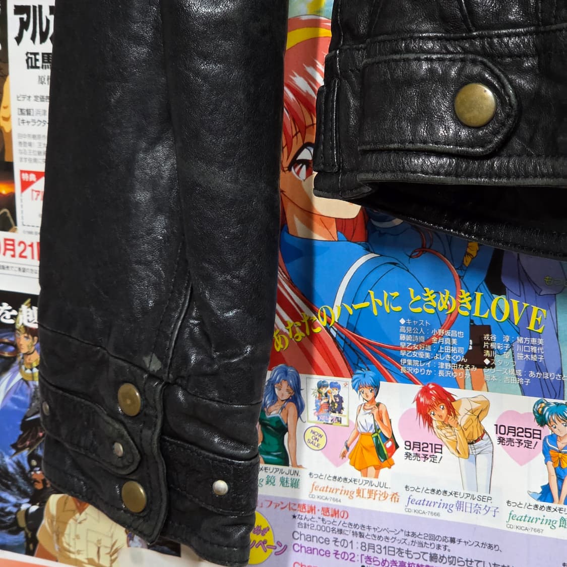 빈티지 락시크 양가죽 걸즈 라이더 자켓 상품이미지8