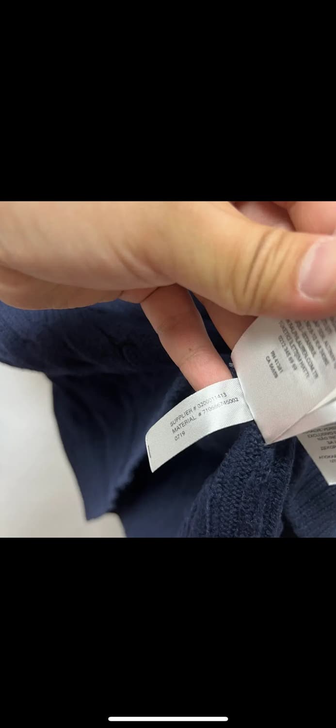 [정품/L] 폴로 랄프로렌 케이블 꽈배기 네이비 니트 상품이미지7