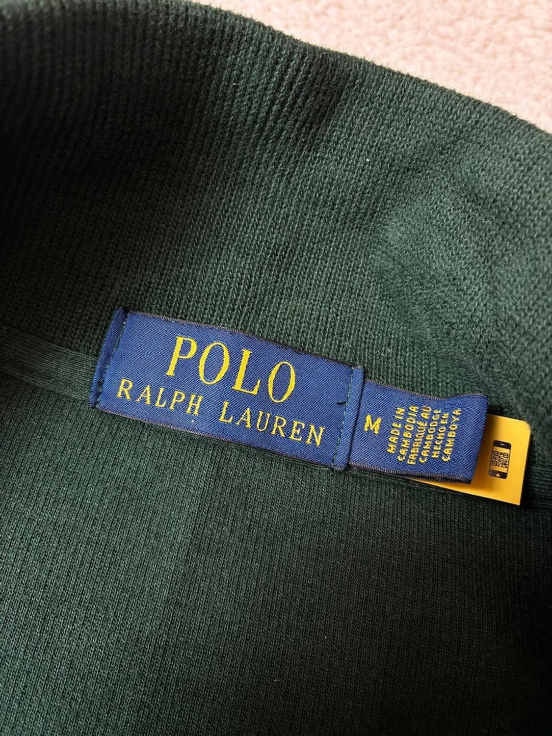 폴로 랄프로렌 큐알 신형 하프집 맨투맨 PN7977 상품이미지5