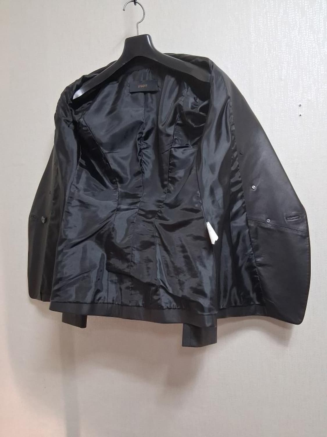 JIGOTT 블랙양가죽쟈켓 여성슬림형 마른XS44사이즈  상품이미지4