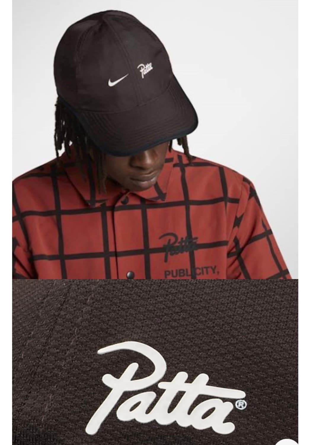 [os] 나이키 x 파타 에어로빌 캡 브라운 상품이미지7