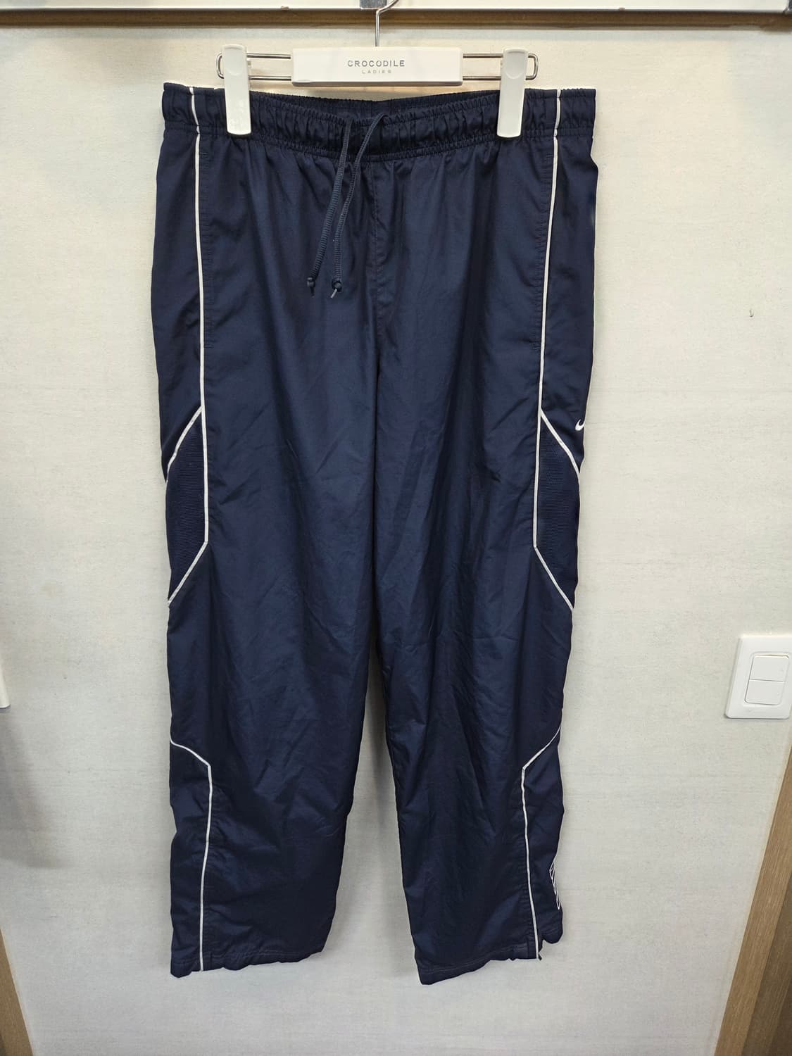 나이키 올드스쿨 빈티지 로고 방풍 트랙팬츠 m L 상품이미지1