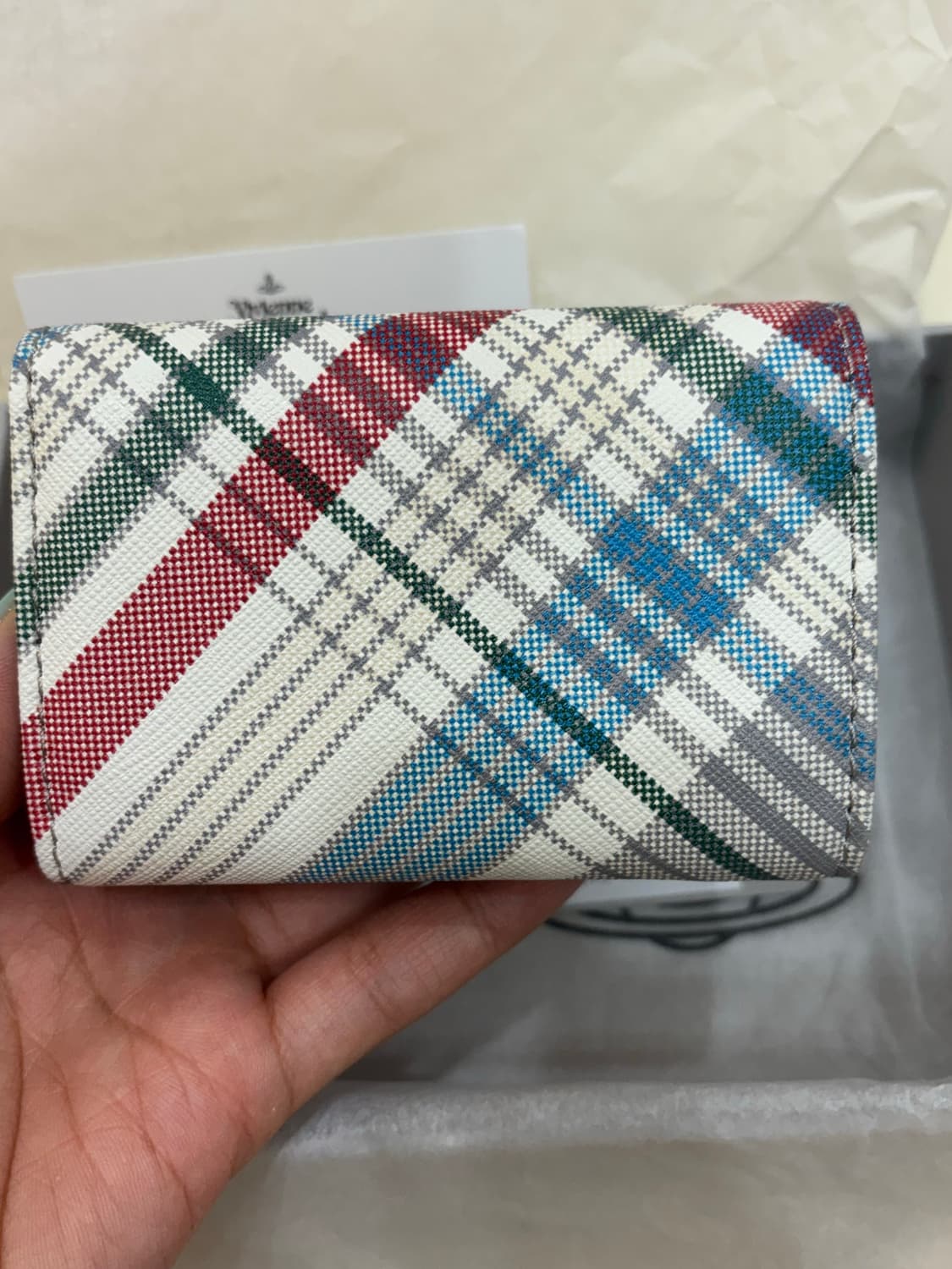 비비안웨스트우드 체크지갑 상품이미지3