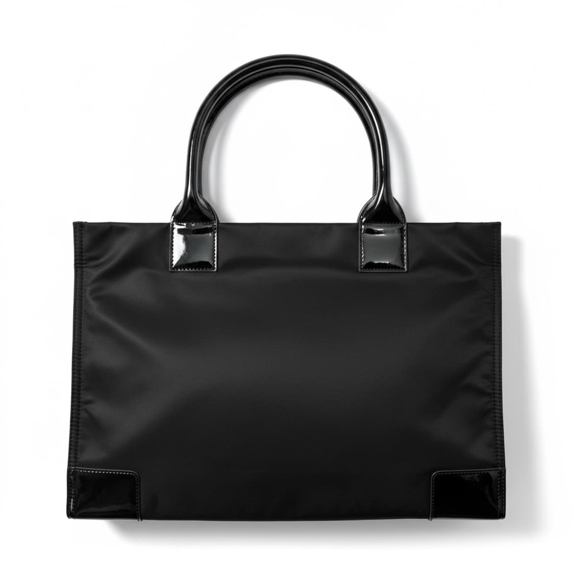 토리버치 블랙 엘라 페이턴트 로고 토트백 상품이미지2