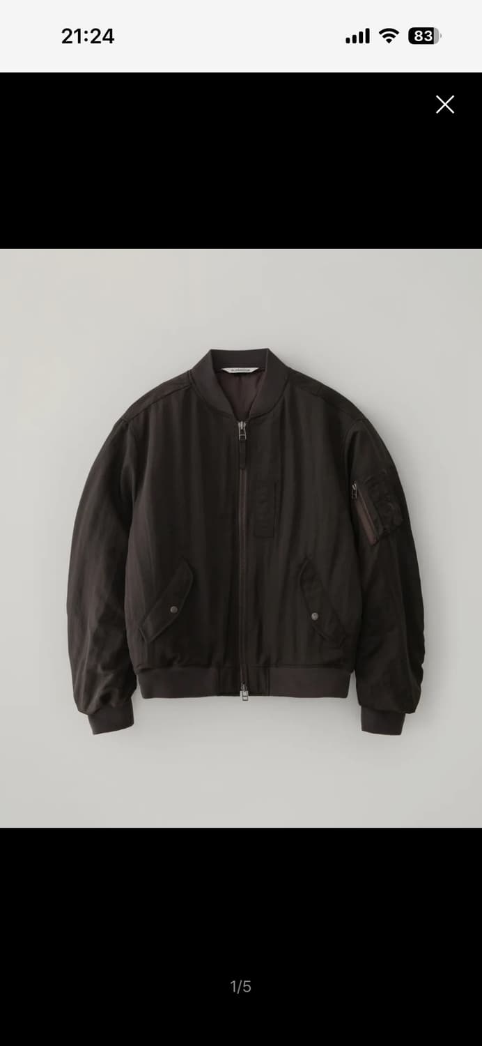 블랭크룸 MA-1 자켓_RAIN WOOD 상품이미지1