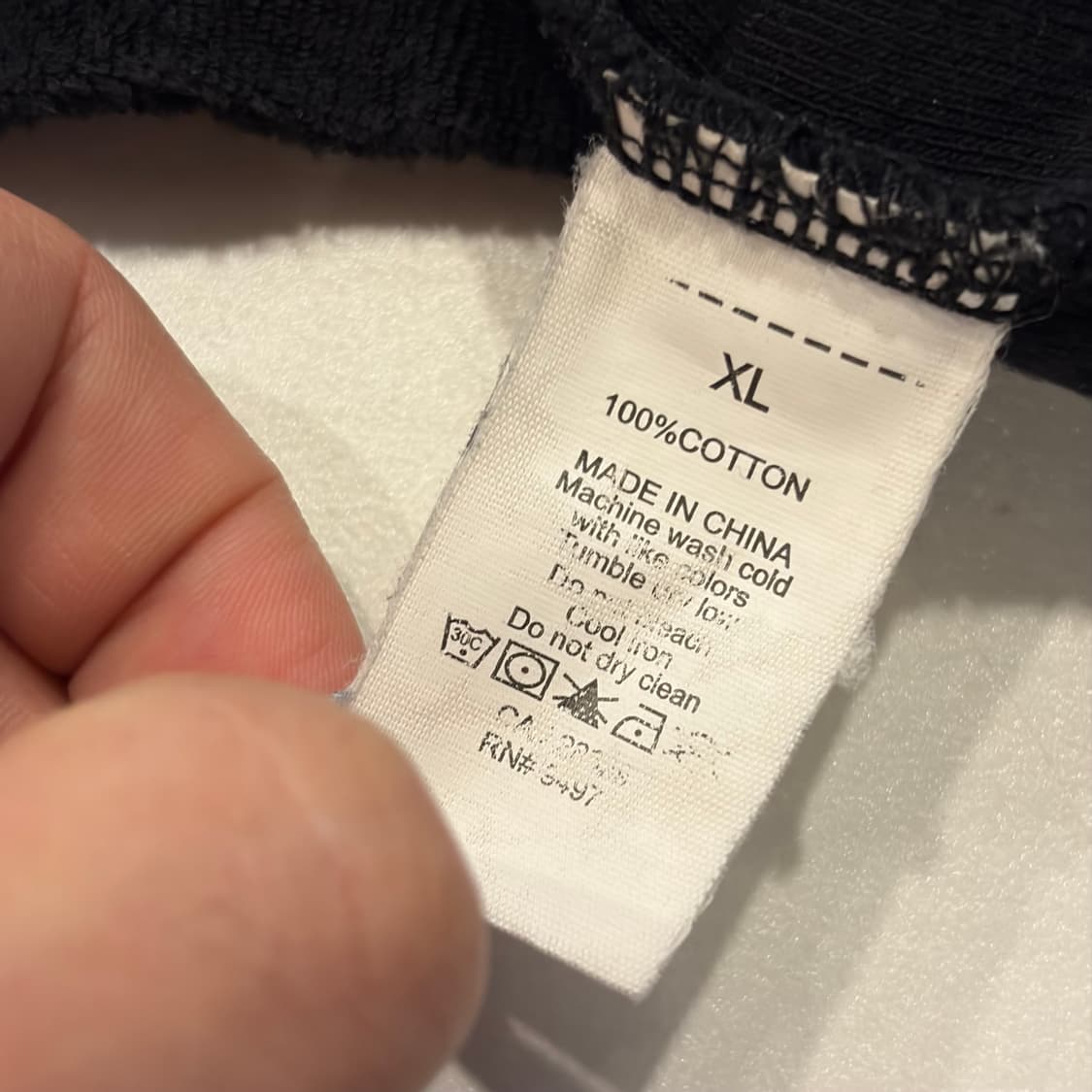 [XL] 스투시 테리 블랙 반팔 카라 티셔츠 D385 상품이미지6