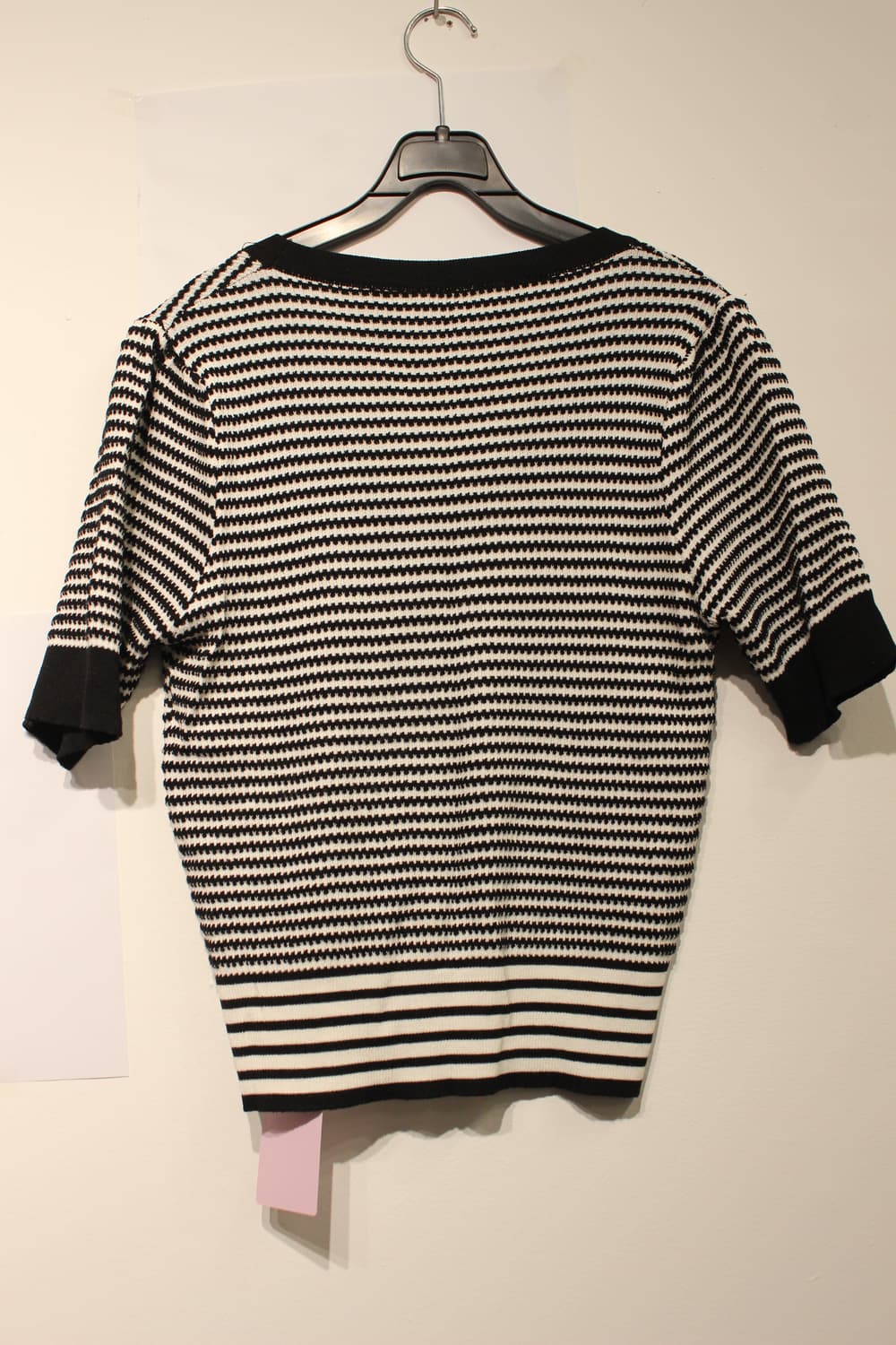 226. 스트라이프 니트 반팔 가디건 상품이미지2