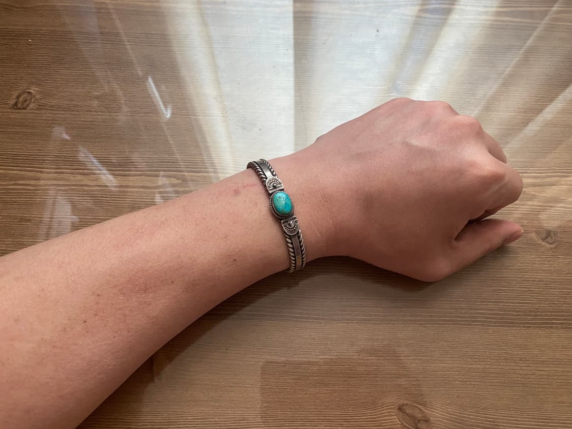 에타 엔디토 인디언주얼리 나바호 은 실버 뱅글 팔찌 상품이미지7