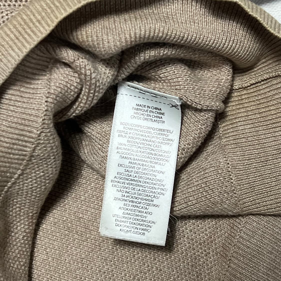 M 폴로랄프로렌 피마코튼 라운드넥 니트  상품이미지5