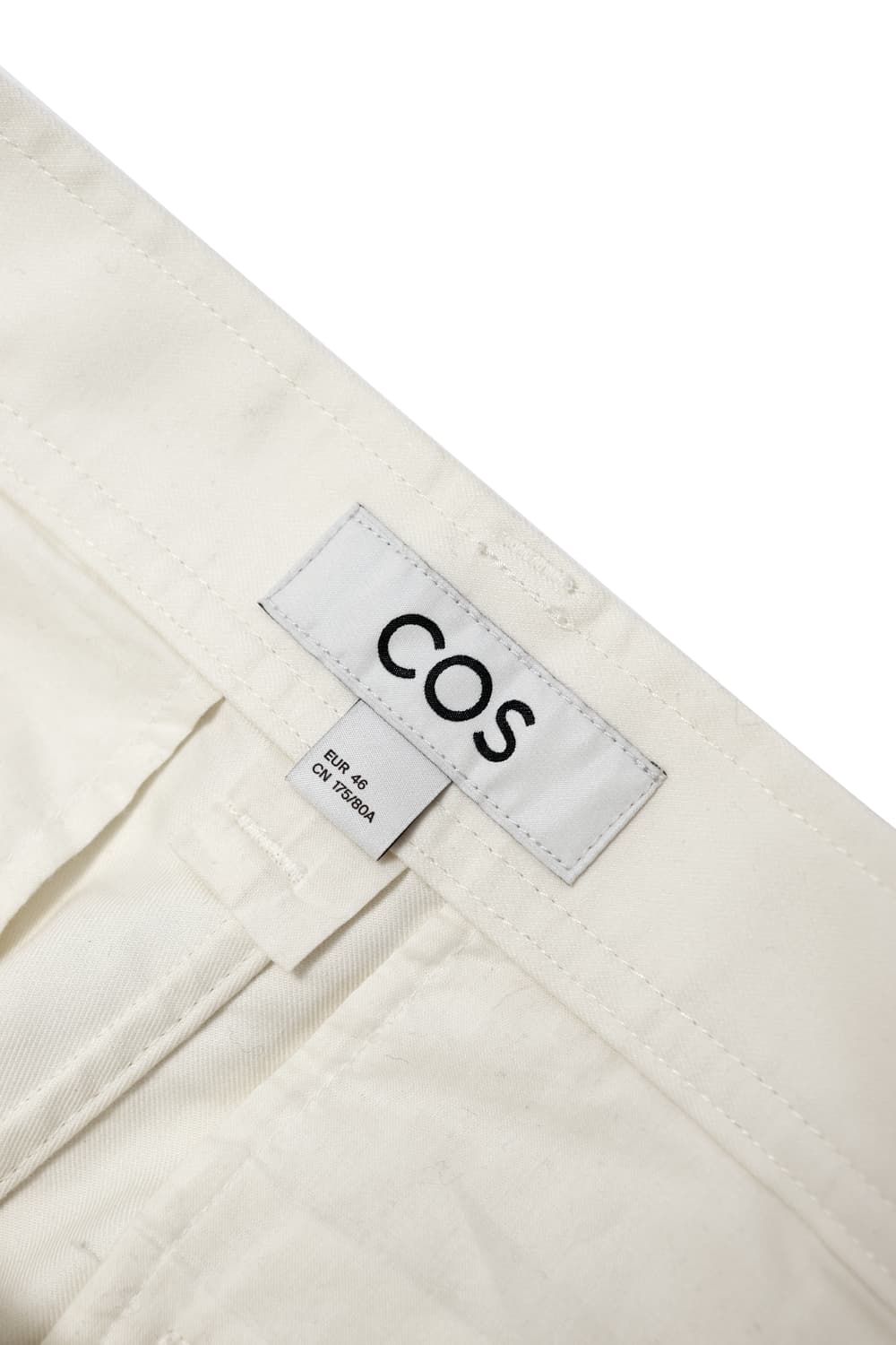 배럴레그 테이퍼드 치노 오프화이트 팬츠 상품이미지4