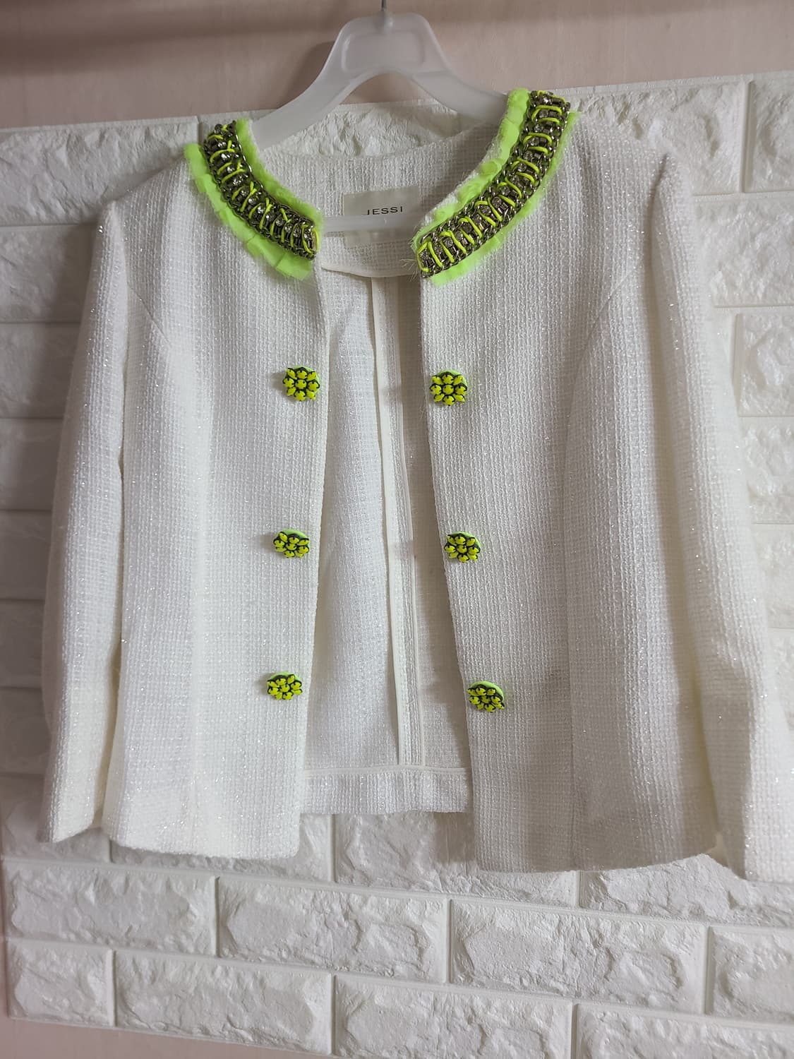 제시뉴욕 보석 트위드 재킷(55-66) 상품이미지1