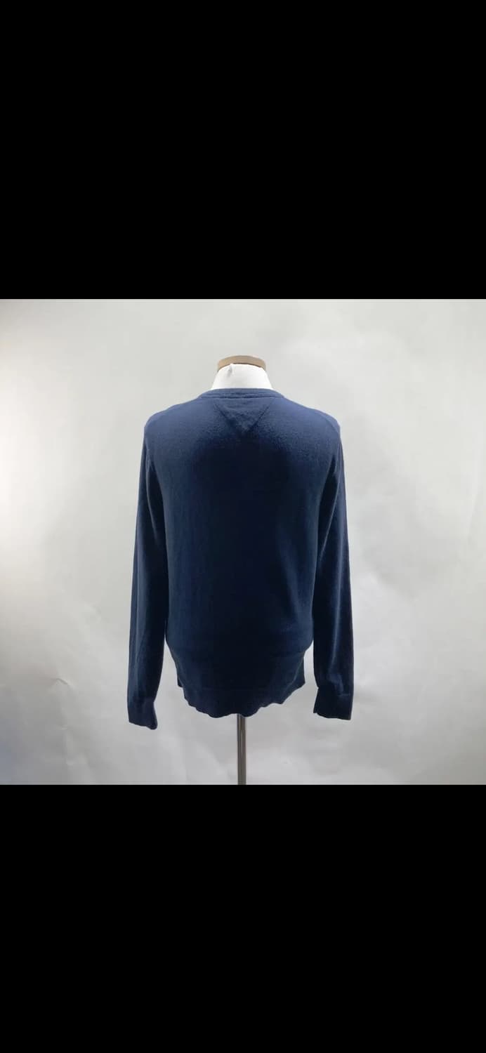 타미힐피거 남성면캐시미어니트 네이비 M 영구제 상품이미지3