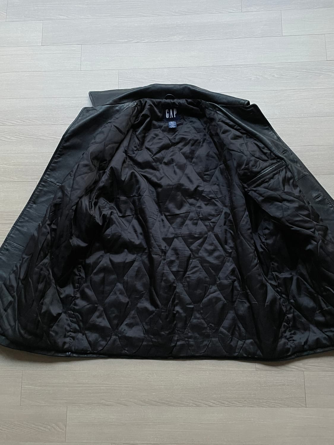 90s 올드갭 레더 카코트 gap carcoat 상품이미지3