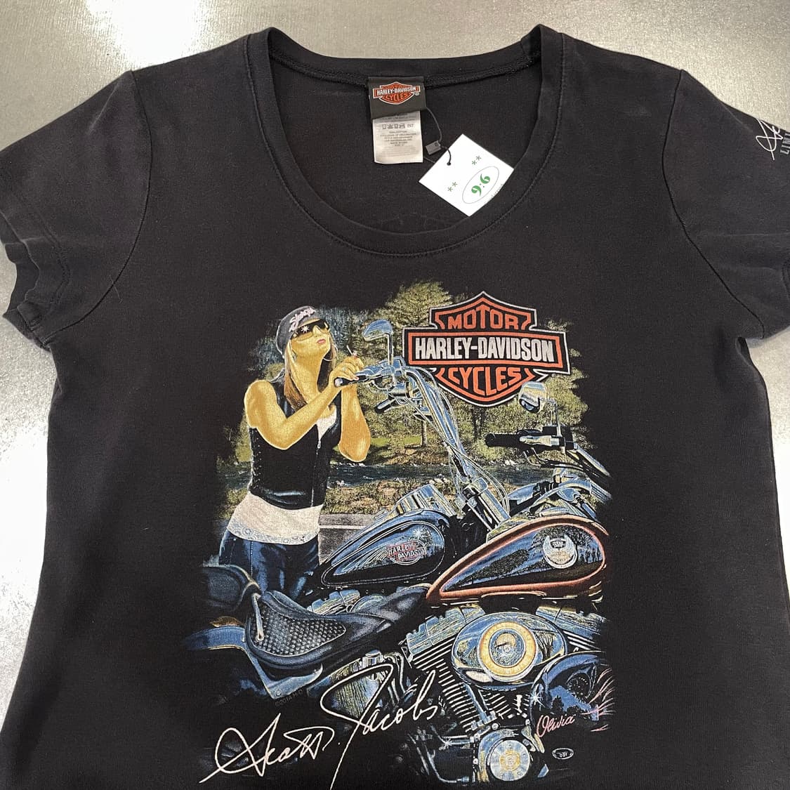 (L) Harley Davidson 할리 프린팅 반팔   상품이미지8