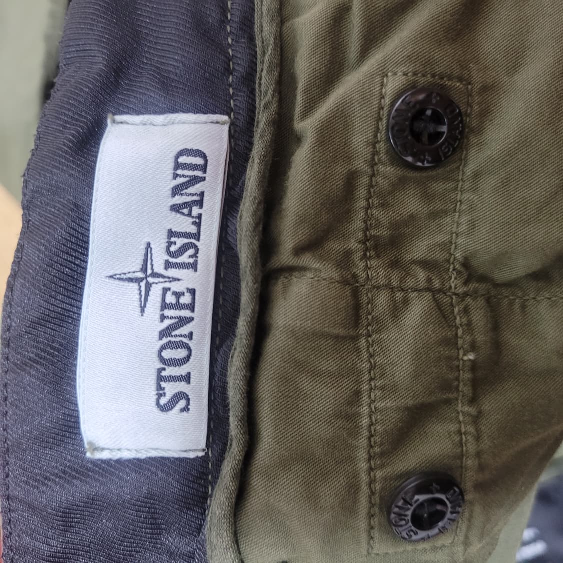 스톤아일랜드 카키 카고 33 상품이미지4