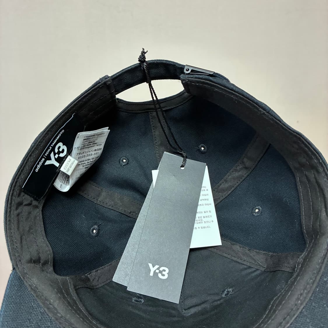 [free]Y-3 와이쓰리 볼캡 블랙 상품이미지3