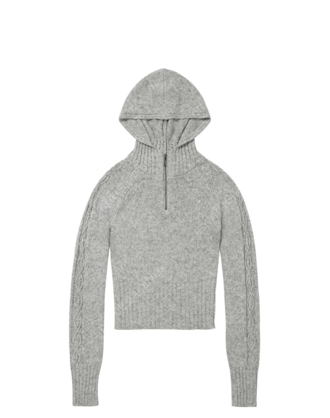 웰빙익스프레스 브러쉬드 심볼 니트 그레이 상품이미지1