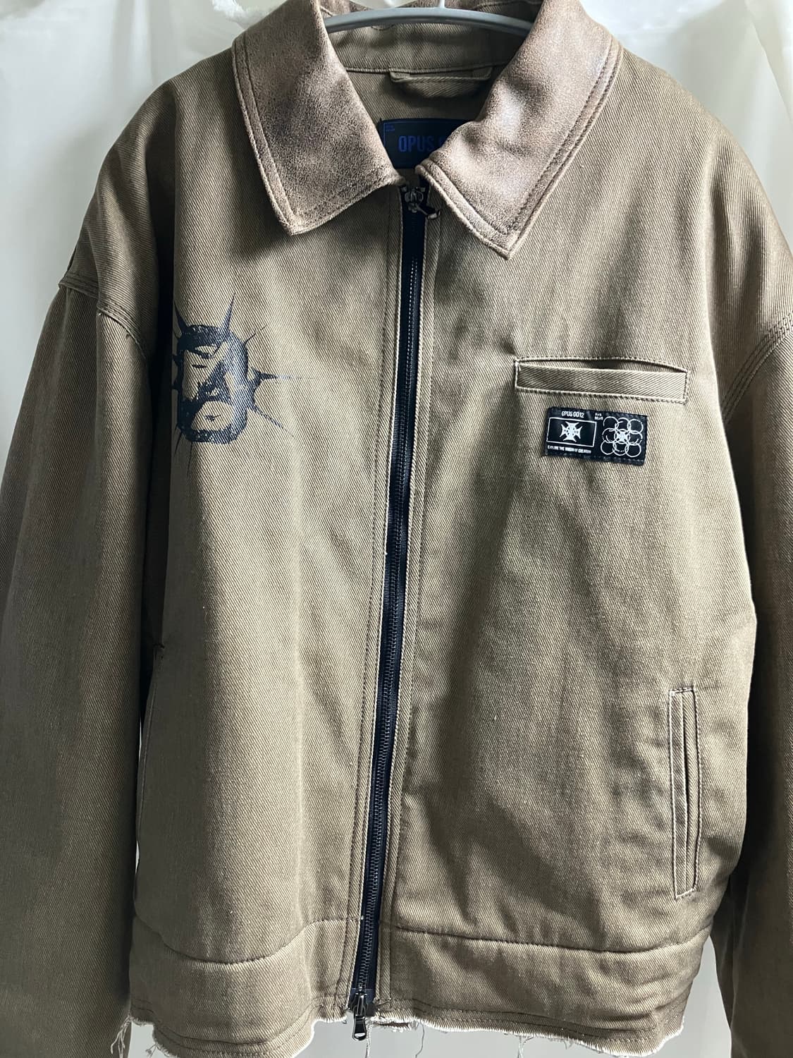 오퍼스0012 워크자켓 브라운 (M->S 사이즈 교환도 받습니다) 상품이미지2