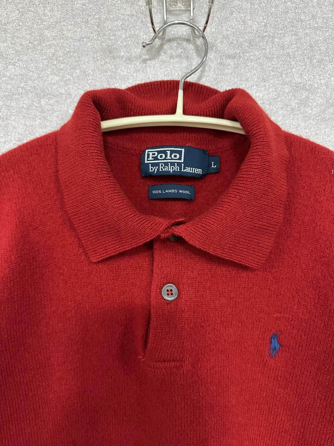 폴로 램스울 카라 니트 상품이미지2