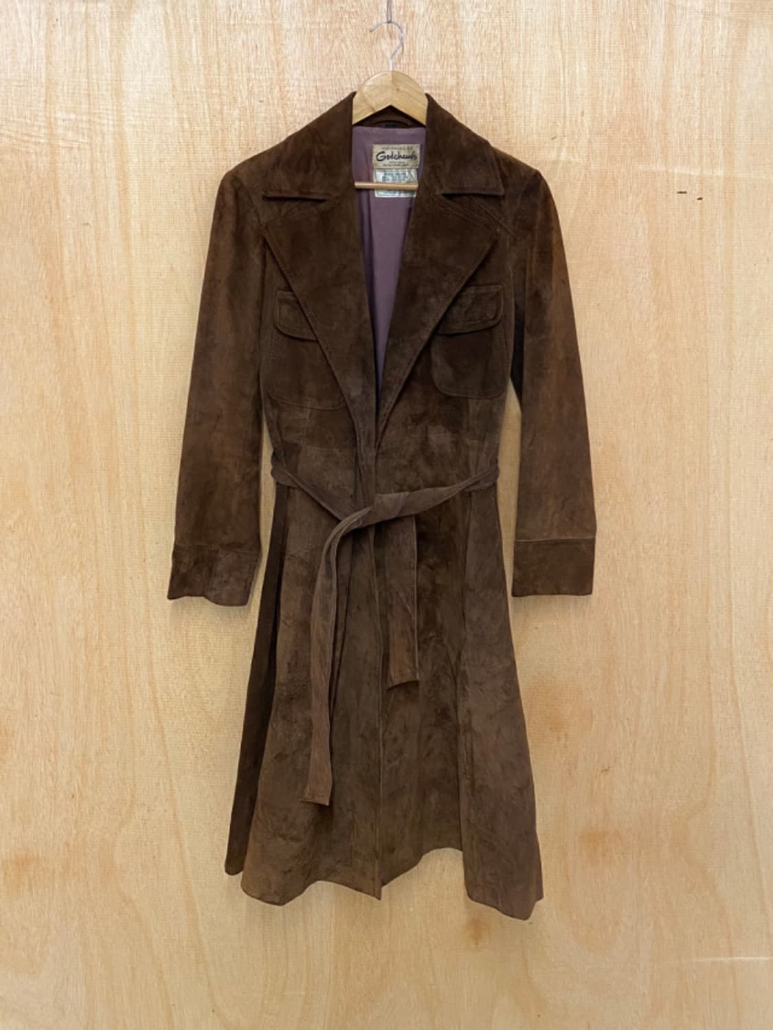 60~70's Godchaux’s suede robe coat 상품이미지4