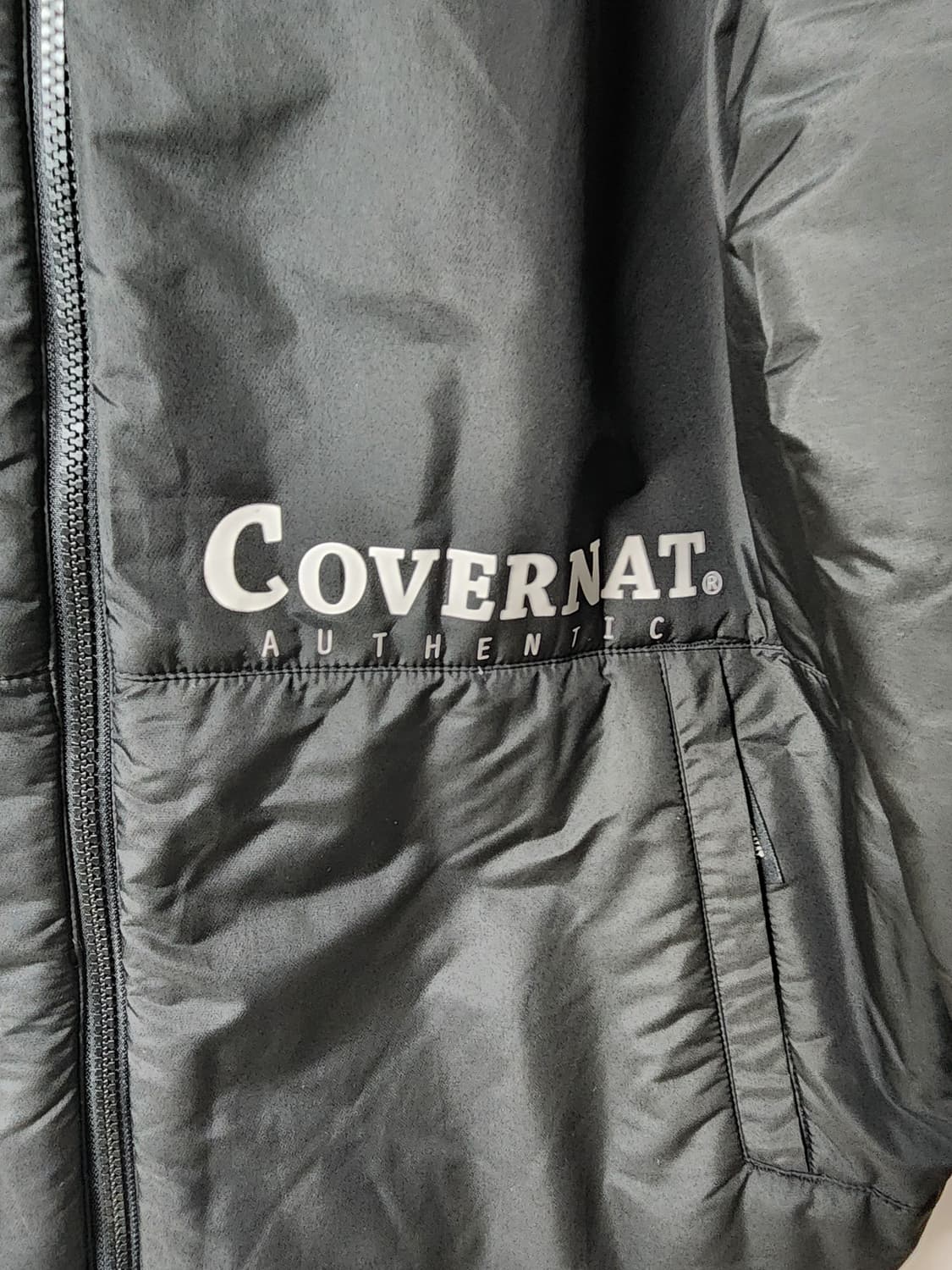 커버낫 블랙 양면 후드 패딩
 상품이미지3