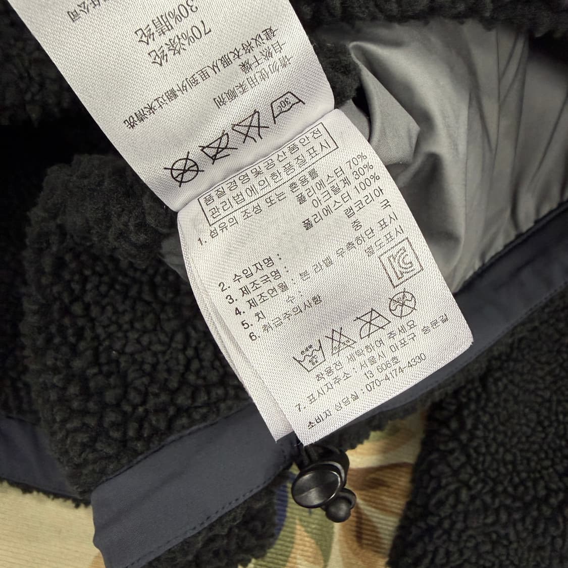 (M)랩 RAB 더블파일 후리스 자켓(블랙) 상품이미지4