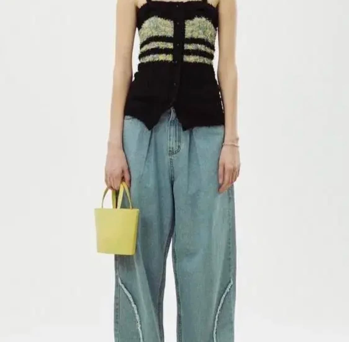 sinoon 시눈 부클 탑 블랙 상품이미지1