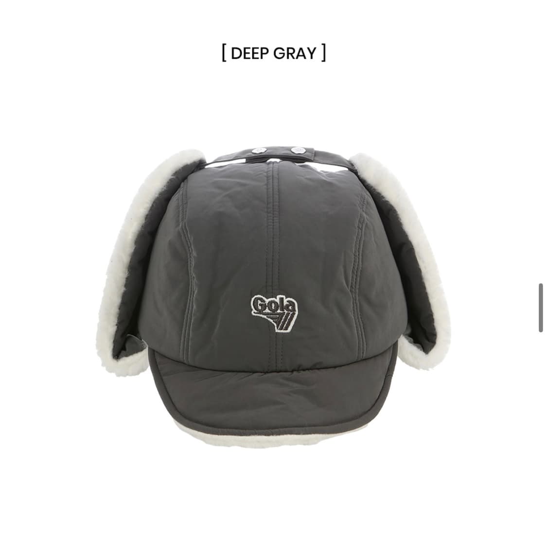 골라 gola 24 PADDED EARFLAP CAP 군밤모자  상품이미지1