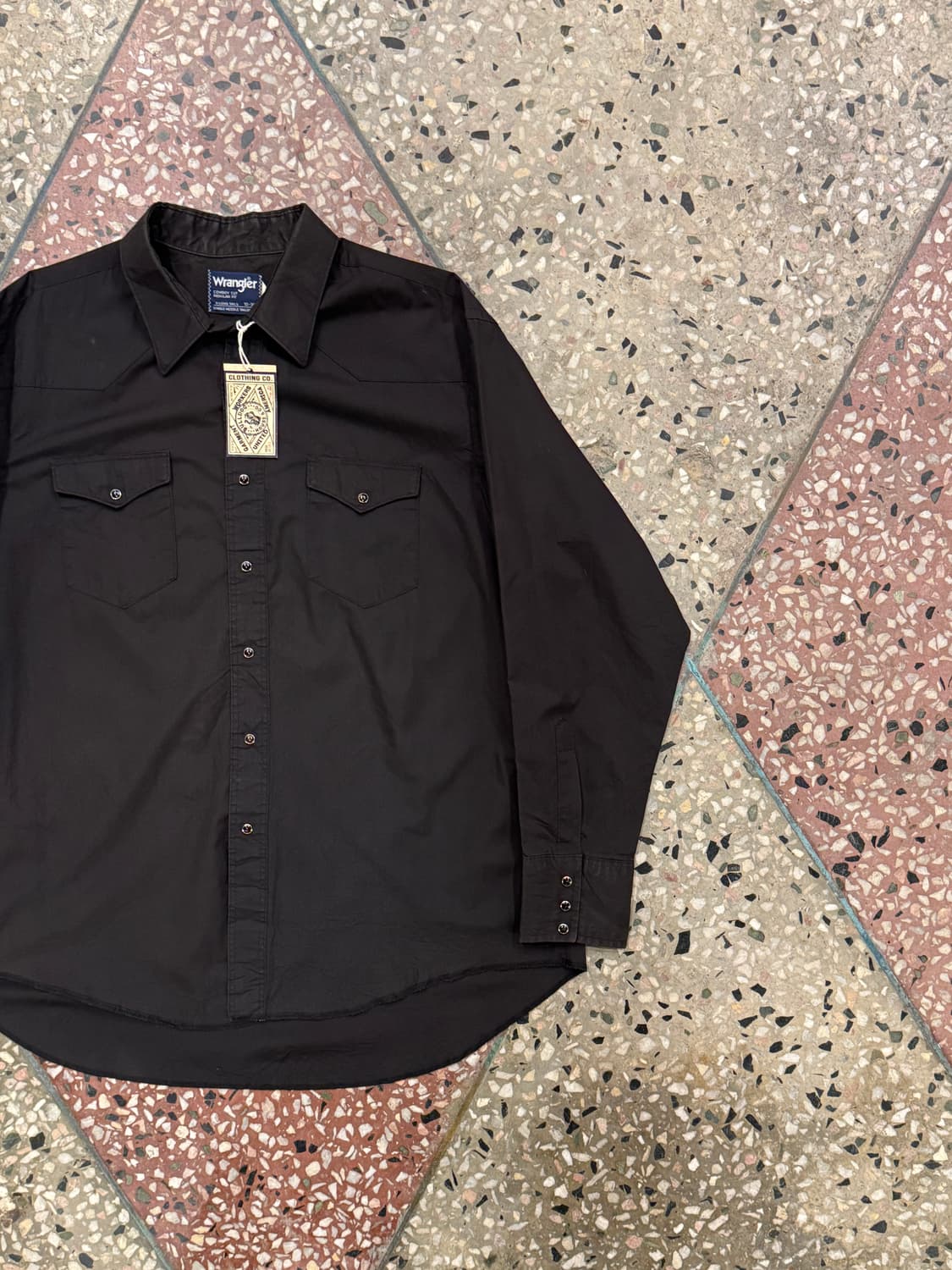 랭글러 웨스턴셔츠 블랙 (18) 상품이미지3
