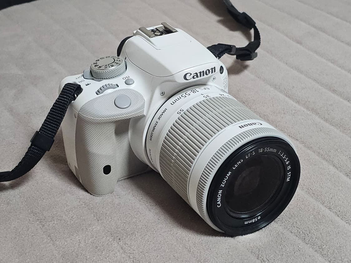 캐논 EOS 100D 화이트 색상 DSLR 카메라 상품이미지2