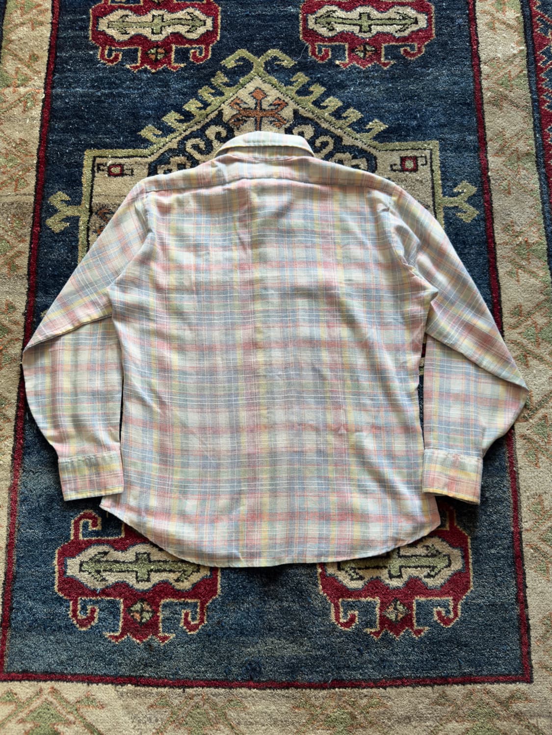 1970s Levi's made in USA 체크셔츠 상품이미지2
