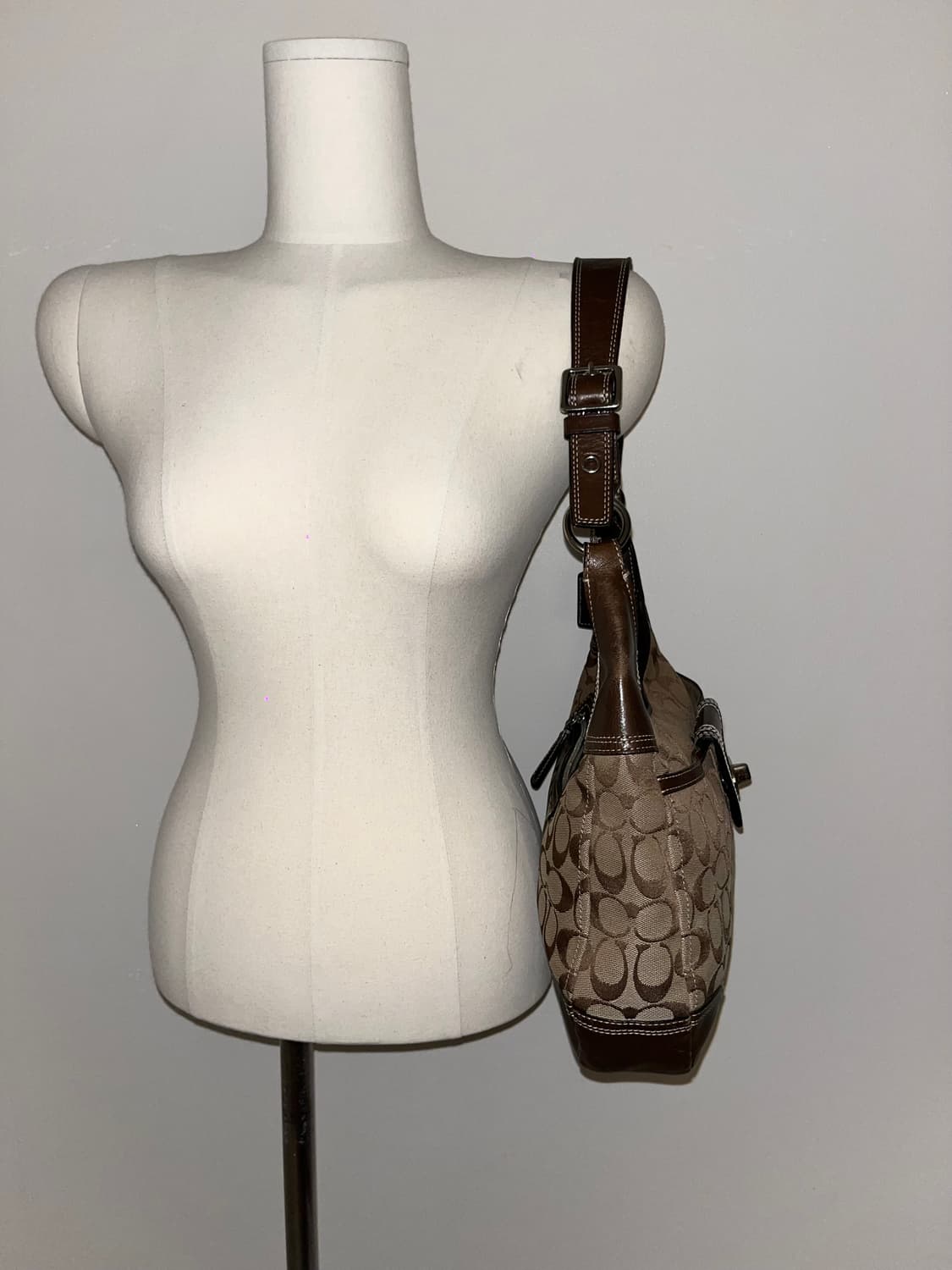 Coach Bacis Brown Shoulder bag   상품이미지5