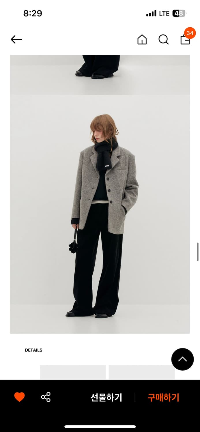 로우클래식 FINE ALPACA WOOL BLAZER COAT 상품이미지1