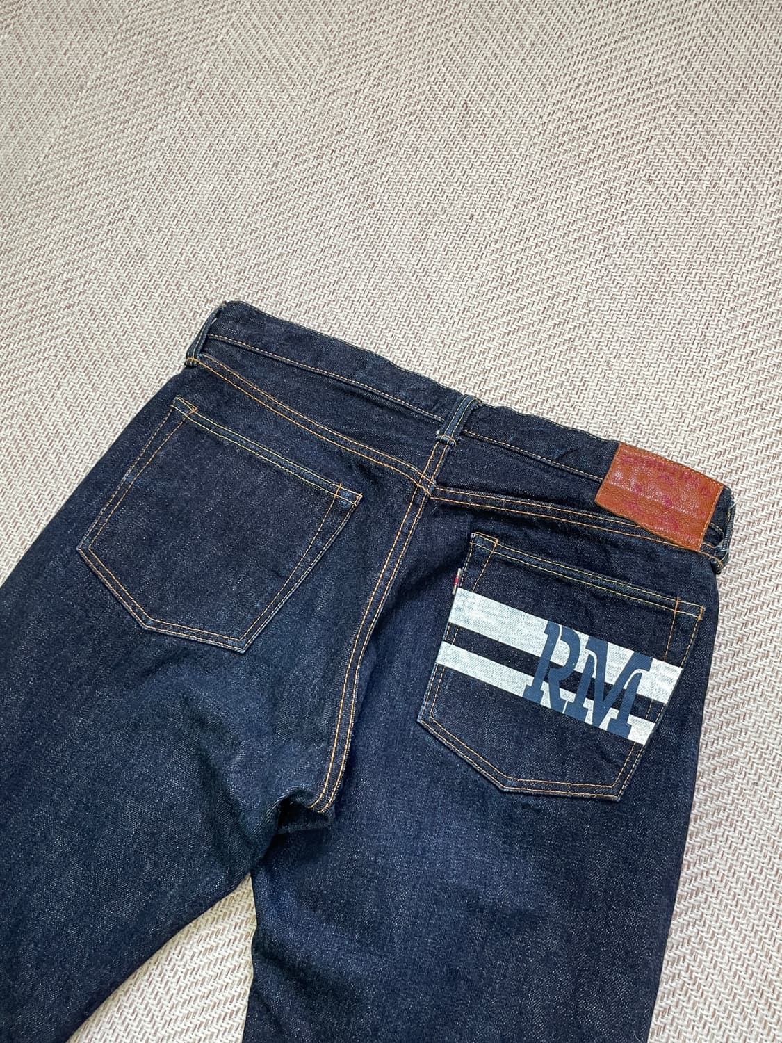 모모타로진 RM 버튼플라이 데님팬츠  J04012 상품이미지2