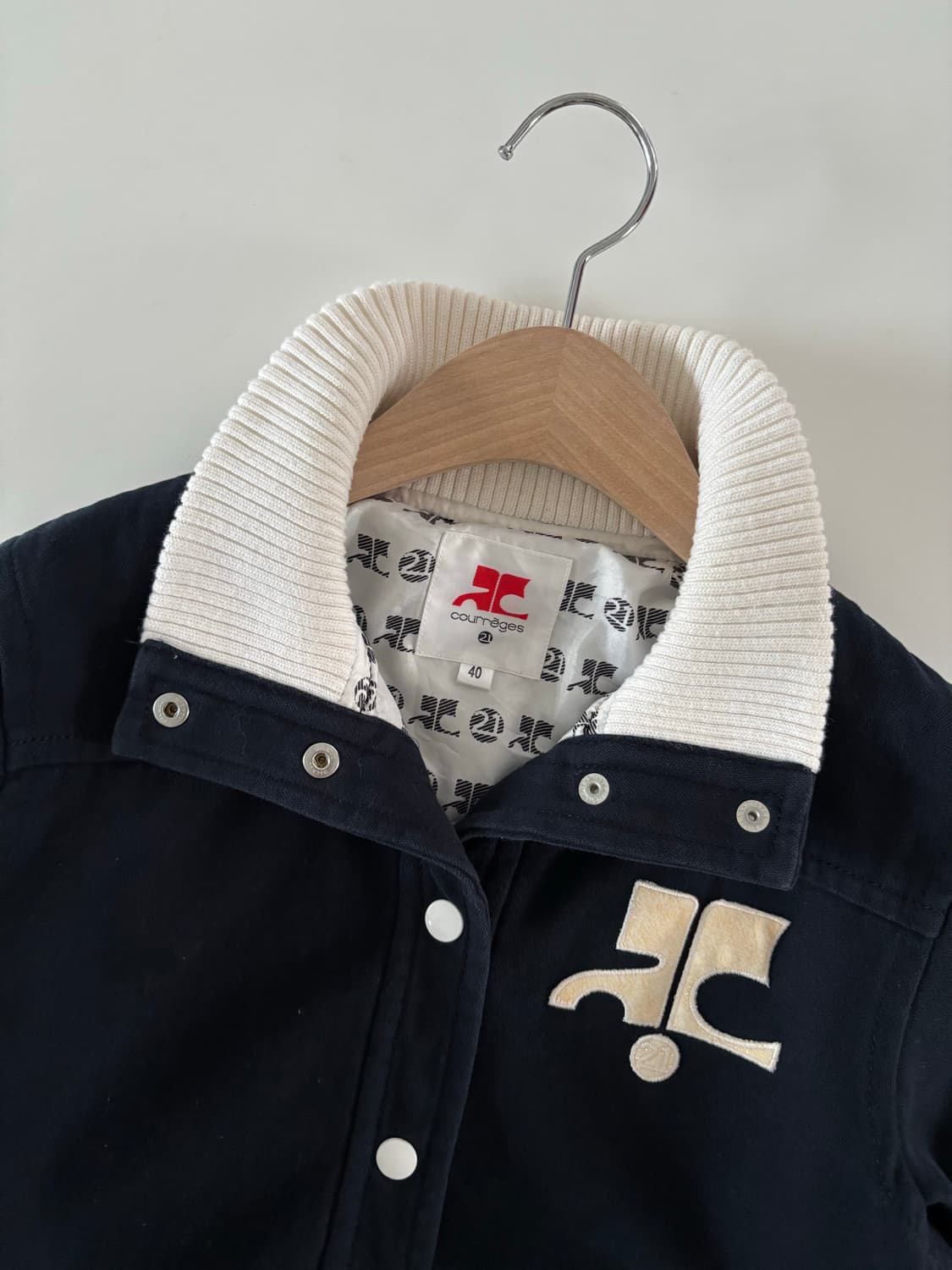 Courrèges 꾸레쥬 네이비 봄버 자켓 상품이미지7