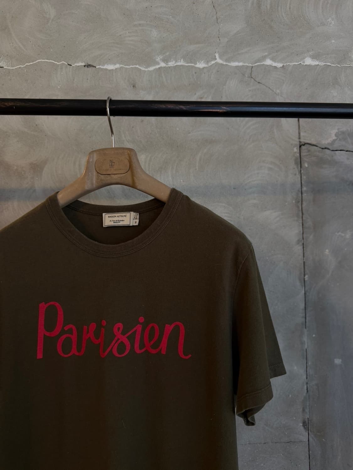 메종키츠네 티셔츠 슬림100 상품이미지4