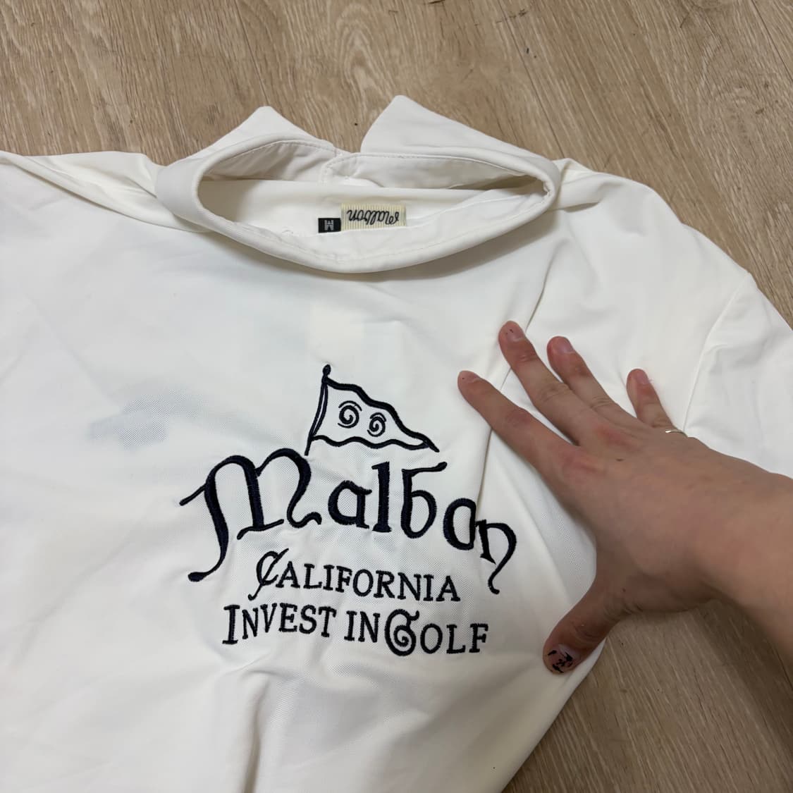 말본 여성 골프웨어 반팔 골프 티셔츠 XL  상품이미지5