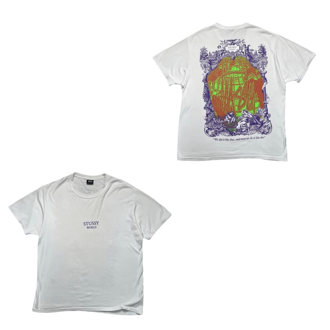 STUSSY 반팔 티 화이트 L 상품이미지1