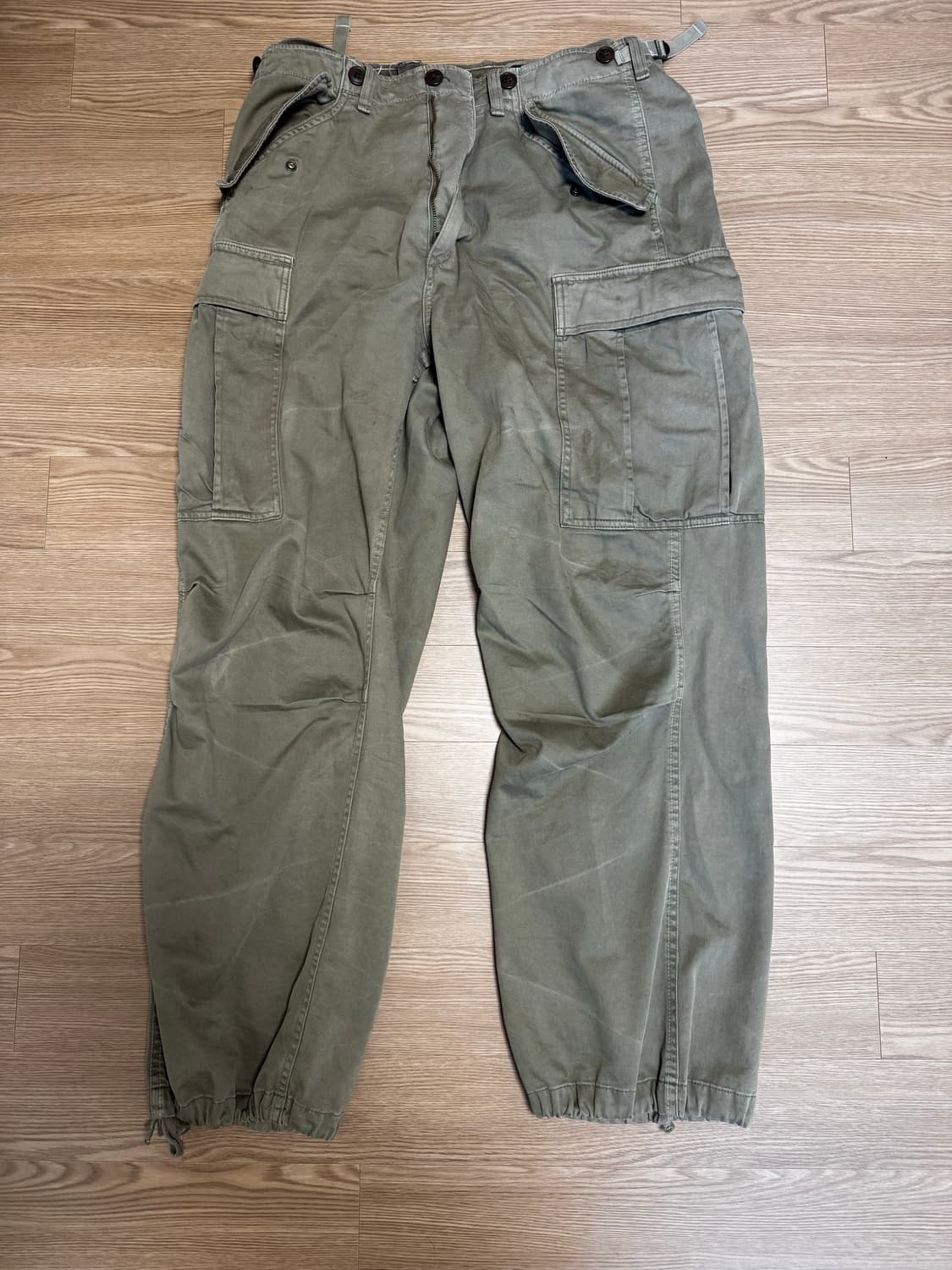 폴로 랄프로렌 립스탑 카고 33-32 카키 팬츠 / 덱스 착용 상품이미지1