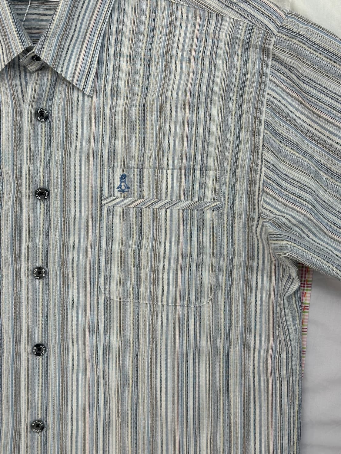 스트라이프 펭귄 포켓 셔츠 상품이미지7